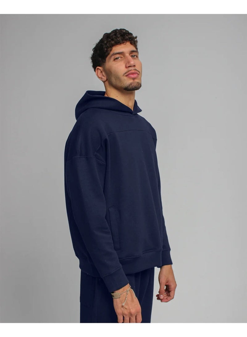 Basic Look Oversized Scuba Hoodie - Image 2